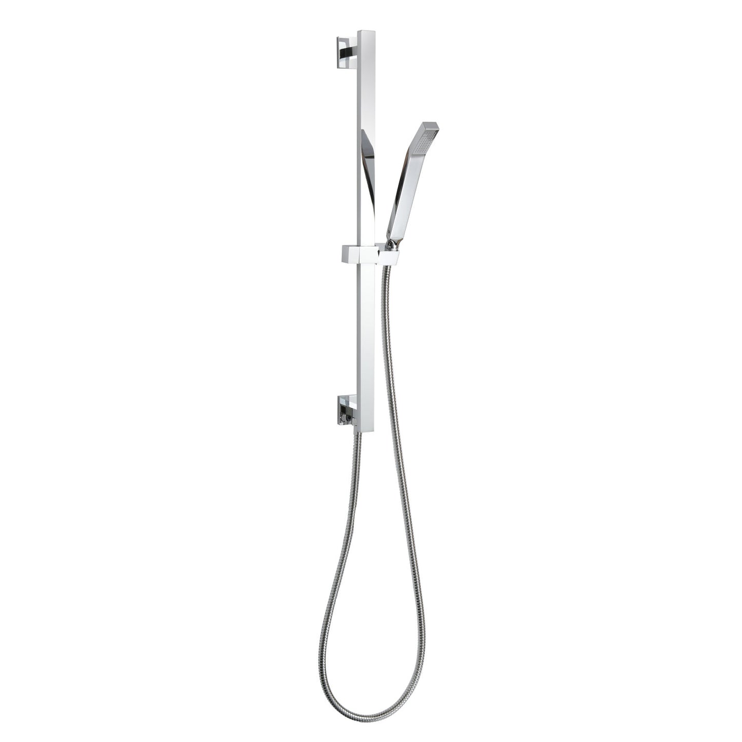 ThermaSol Shower Package w/Rain Canopy, Wall Shower Arm and Hand Shower, Square