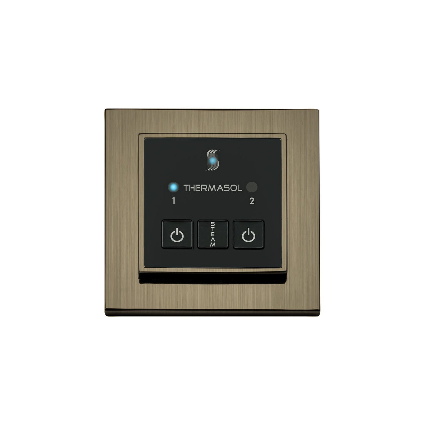ThermaSol Steam Shower Control, Easy Start Series, Modern Recessed