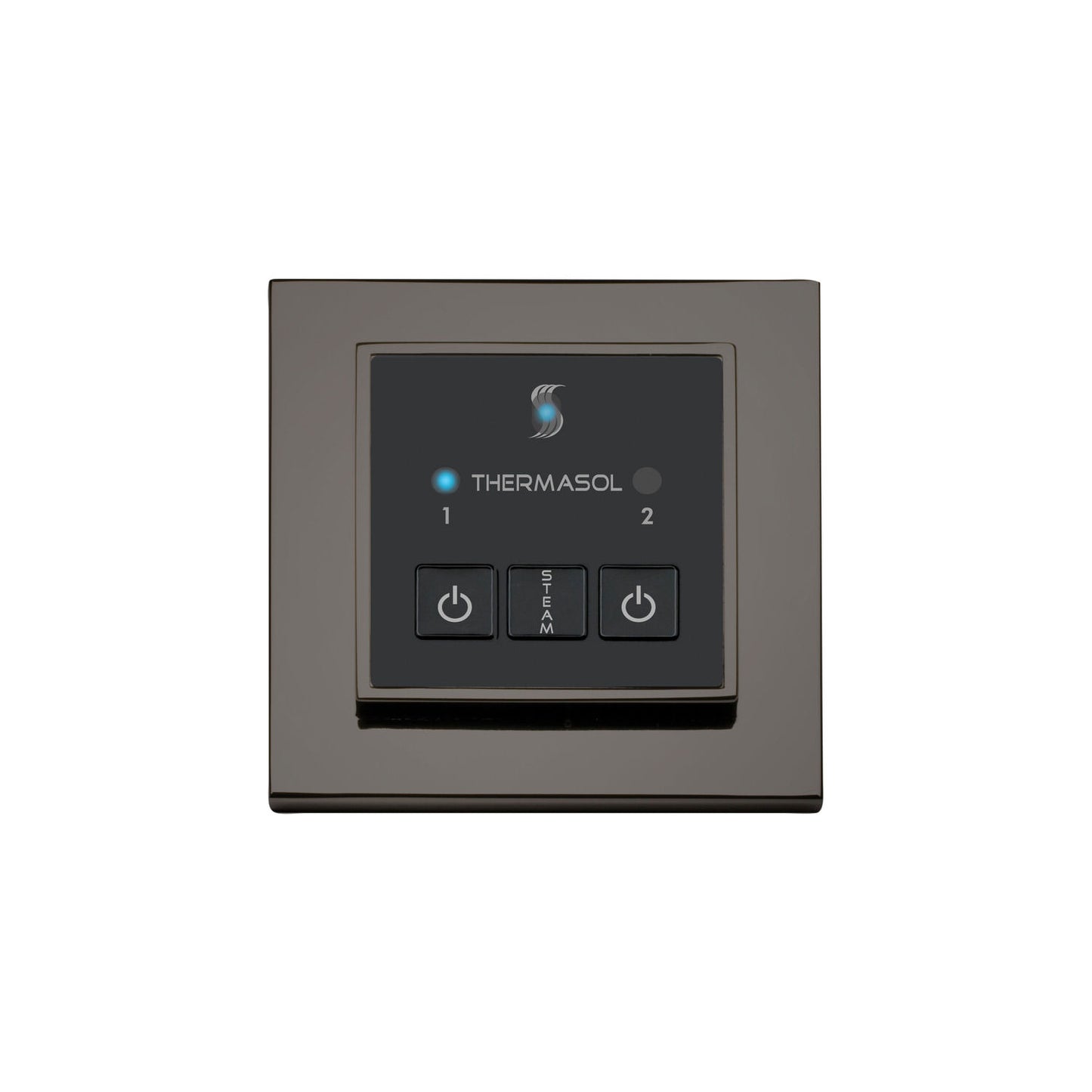 ThermaSol Steam Shower Control, Easy Start Series, Modern Recessed