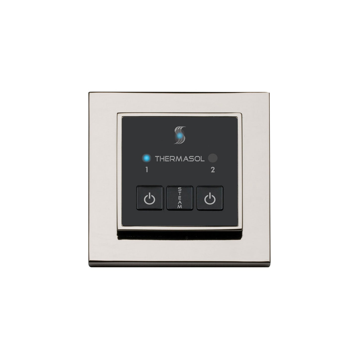 ThermaSol Steam Shower Control, Easy Start Series, Modern Recessed