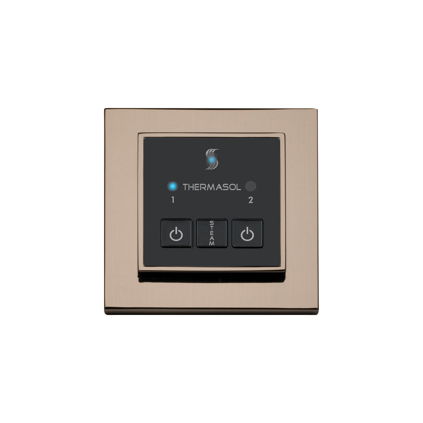 ThermaSol Steam Shower Control, Easy Start Series, Modern Recessed