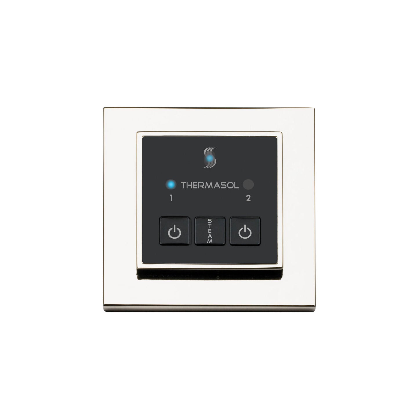 ThermaSol Steam Shower Control, Easy Start Series, Modern Recessed