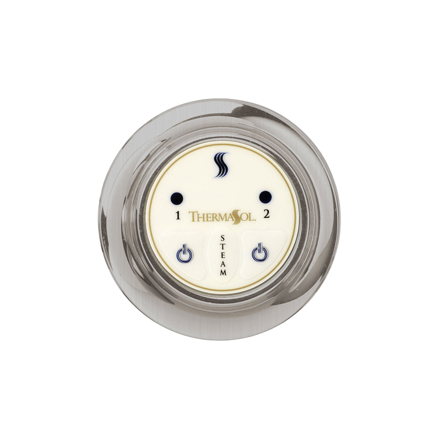ThermaSol Steam Shower Control, Easy Start Series, Contemporary Flushmount