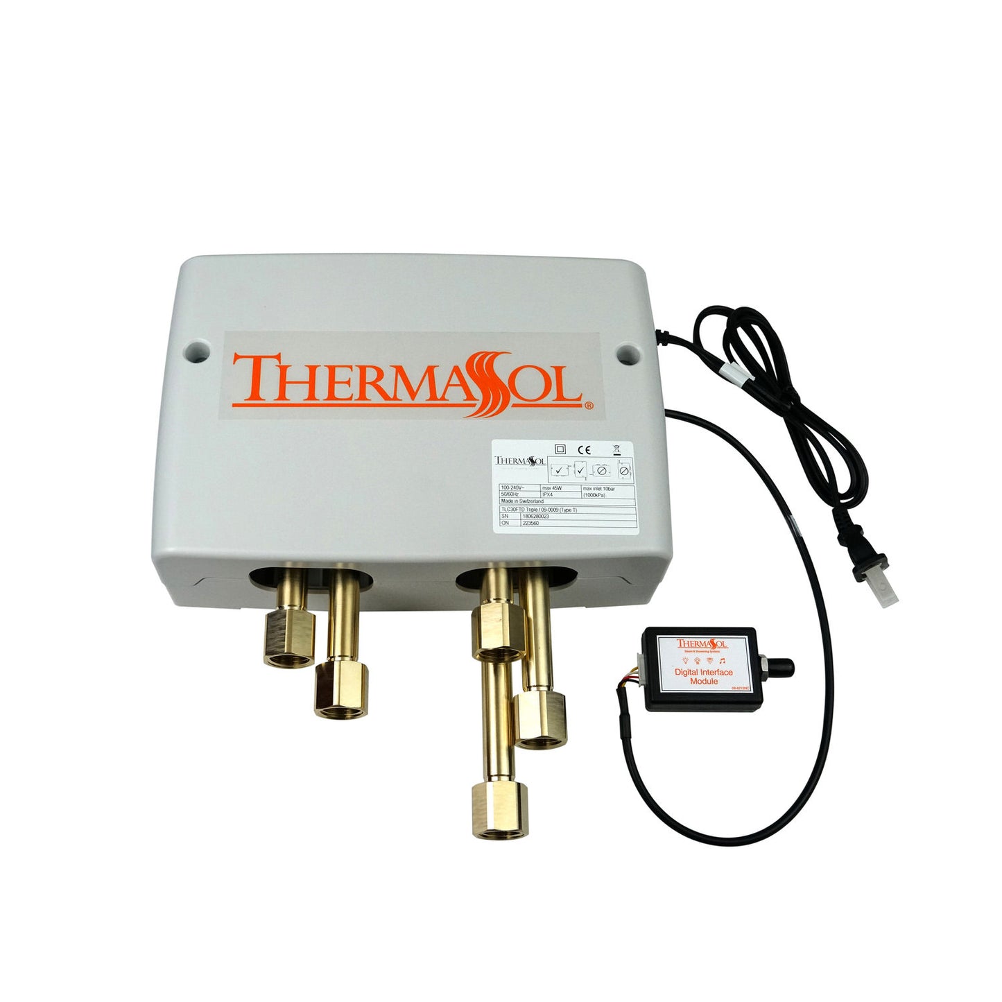 ThermaSol Steam Shower, Digital Valve, 3 Output