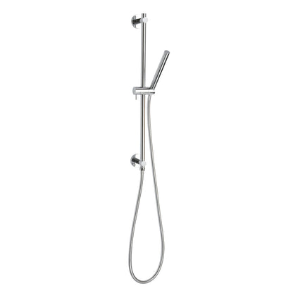 ThermaSol Shower Package w/Rain Canopy, Wall Shower Arm and Hand Shower, Round