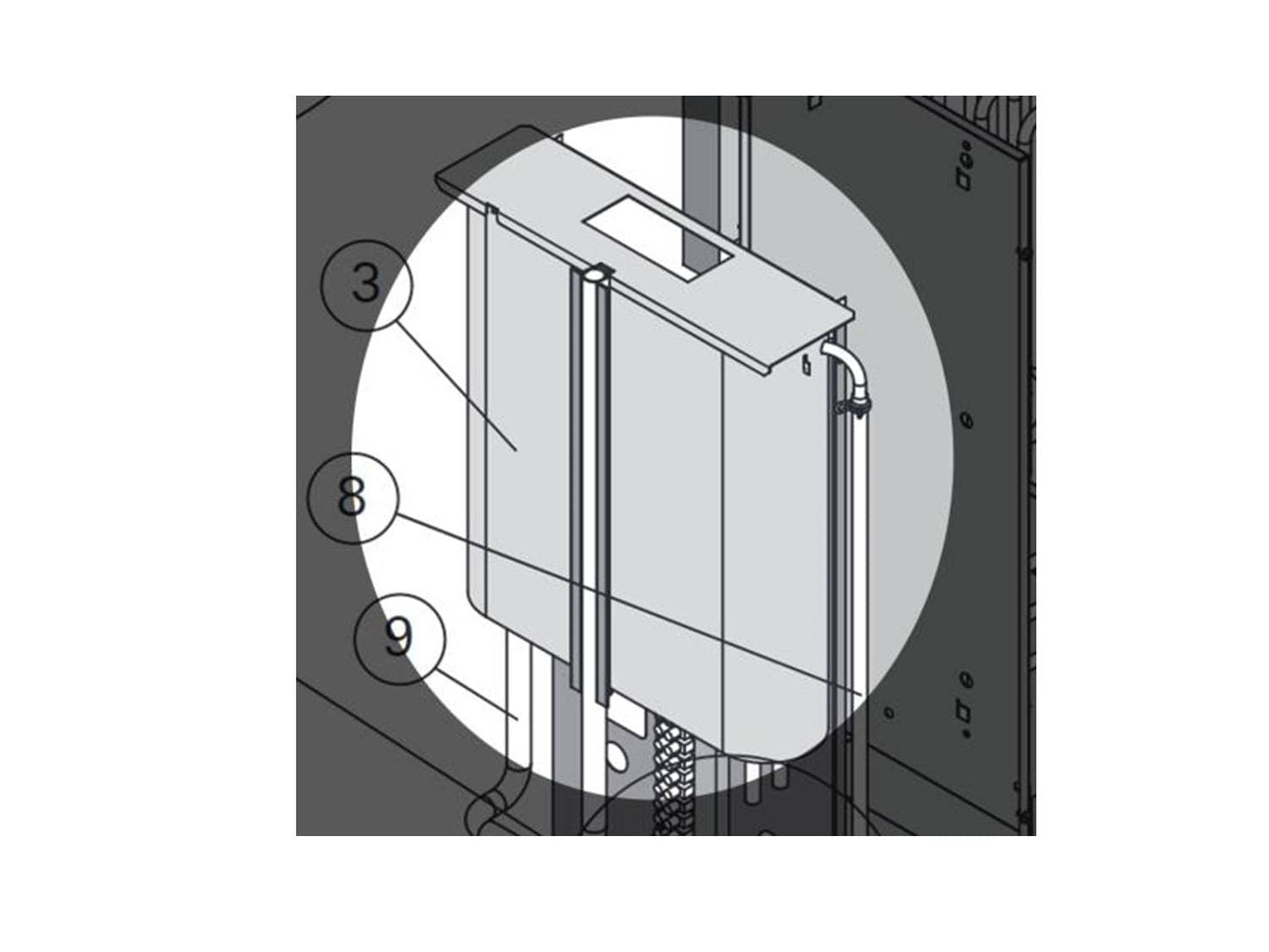 Harvia Water reservoir for Virta Combi heaters