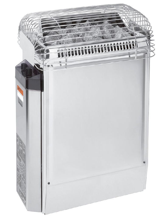 Harvia TopClass Series 4.5kW, Stainless Steel, Sauna Heater, Built-In Temperature Controls