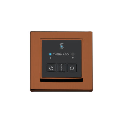 ThermaSol Steam Shower Control, Easy Start Series, Modern Recessed