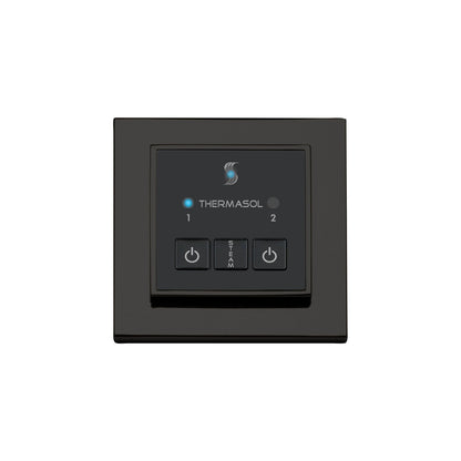 ThermaSol Steam Shower Control, Easy Start Series, Modern Recessed
