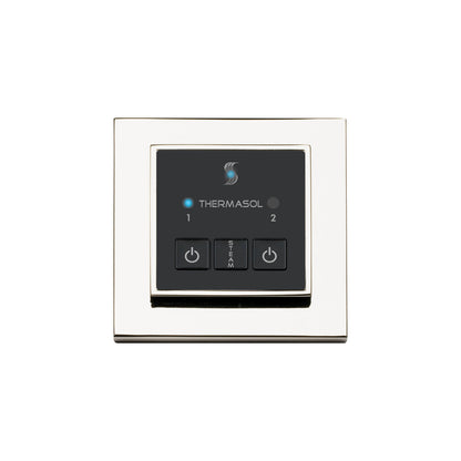 ThermaSol Steam Shower Control, Easy Start Series, Modern Recessed