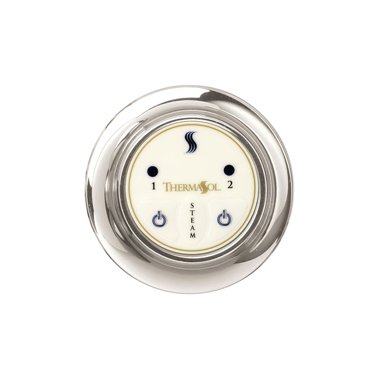 ThermaSol Steam Shower Control, Easy Start Series, Contemporary Flushmount
