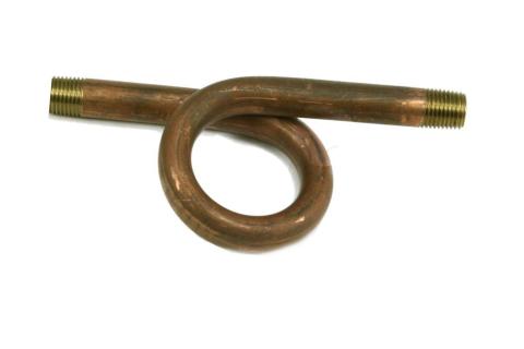 Mr. Steam FB023 Pigtail, 1/4" NPT, 180 Deg, CU Series