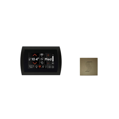 ThermaSol SignaTouch Control 5", SteamVection Steam Head, Square