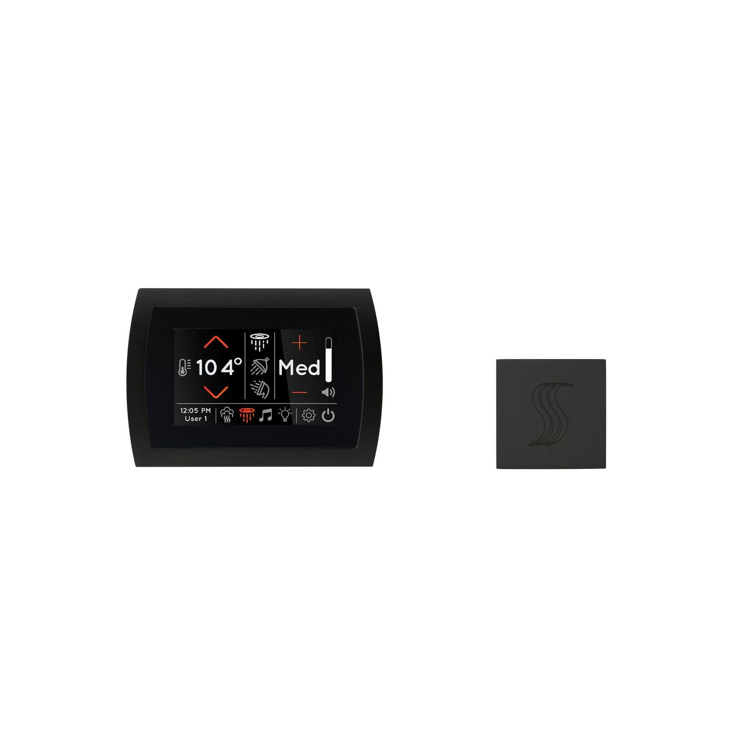 ThermaSol SignaTouch Control 5", SteamVection Steam Head, Square