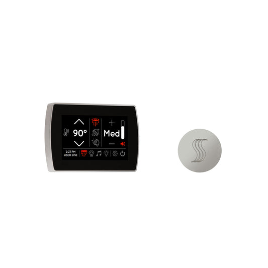 ThermaSol SignaTouch Control 5", SteamVection Steam Head, Round