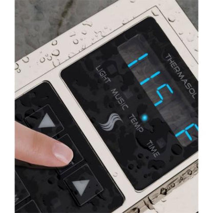 ThermaSol Signature Series, Steam Shower Control, 5.6" Digital Control, Modern Recessed
